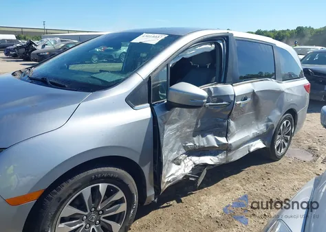 2023 Honda Odyssey Ex-L from USA, damaged, VIN 5FNRL6H6XPB004501